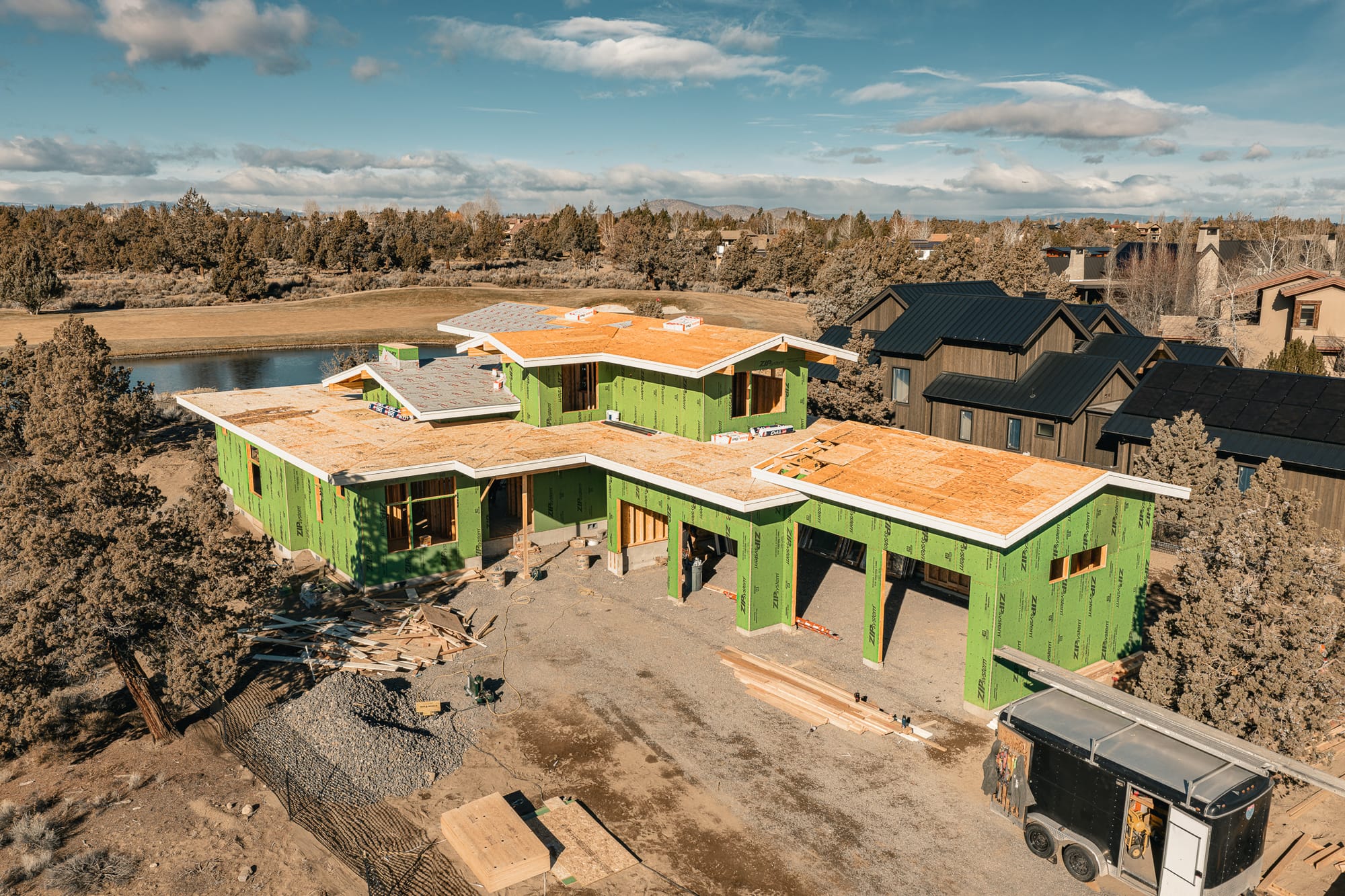 Custom home build in Central Oregon