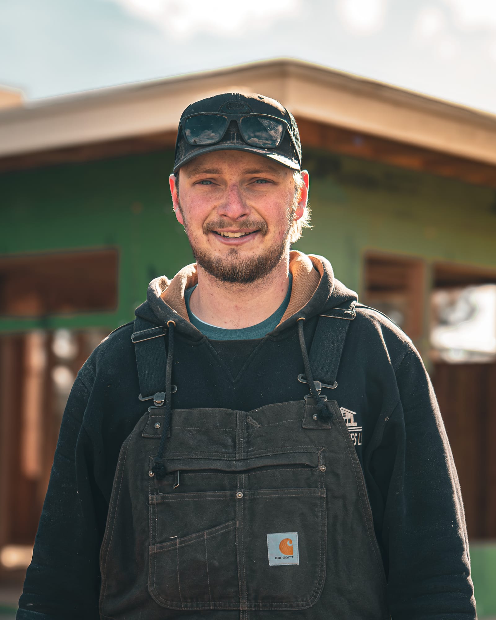 Nathan Wright, lead carpenter at Handcrafted Homes LLC